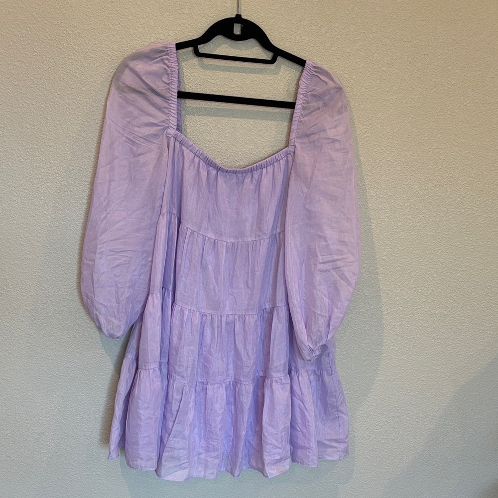 Alice + Olivia lavender dress